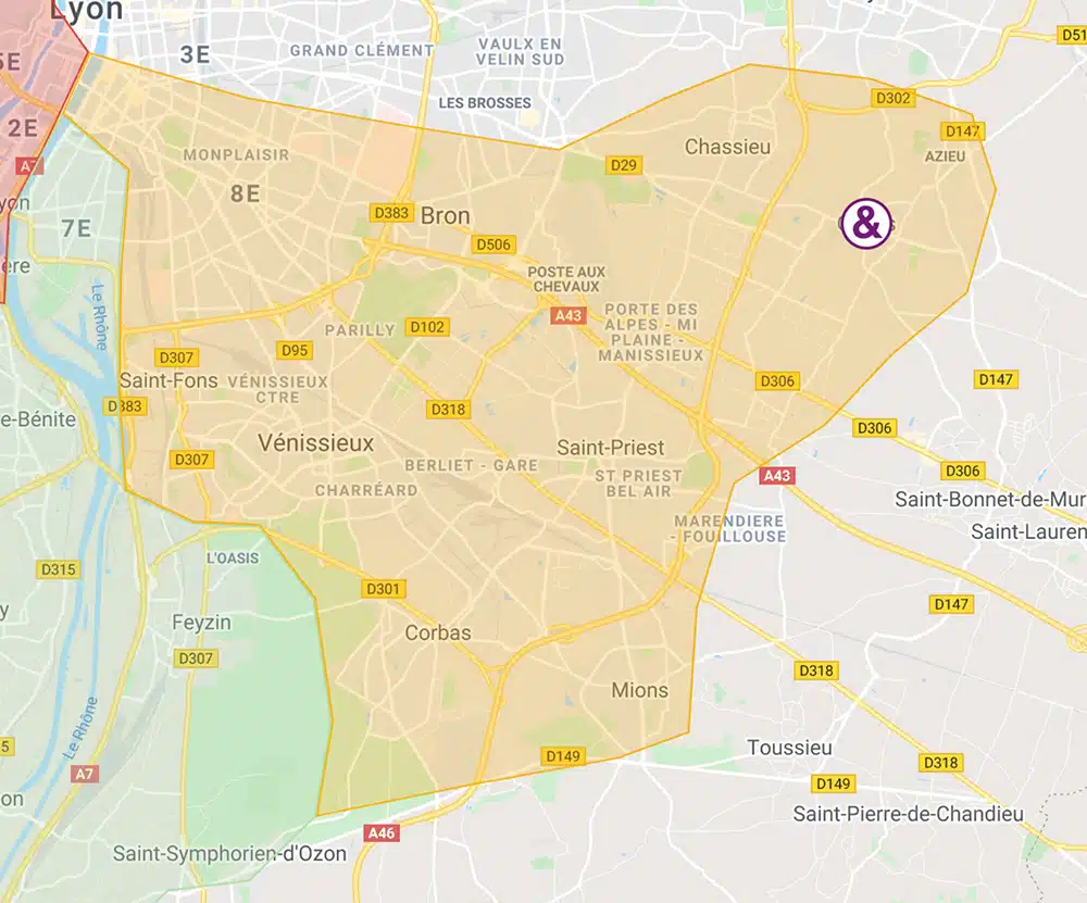 Zone d'intervention de l'agence Essentiel & Domicile à Arradon